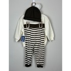 Chickpea Baby Football Sweater Outfit 3 Piece Set 24m Nwt