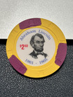  uncirculated   2 50 Abraham Lincoln Paulson Casino Chip Poker Chip Token