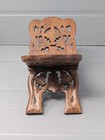 Teak Wood Vintage Book   Bible  Cookbook Display Stand  Hand Carved  Foldable