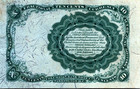1874 10 Cents Fractional Currency 5th Issue Fr  1265 Allison Spinner Vf