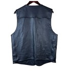 Men s Harley Davidson Leather  Vest  Black  Lined  Medium