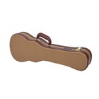 Crossrock Wooden Ukulele Case Fits 23 24 In Concert Ukulele-sponge Lining