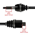 Rear Left   Right Cv Joint Axles For Polaris Sportsman 800 Efi 2006-2014
