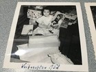 2 1952 Vintage Photograph Girl With Dolls Christmas Gifts Photo