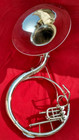 Sousaphone Tuba Horn 22 Inches Bell W free Hard Case   Mouthpiece Silver Polish