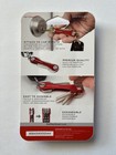 Keysmart Compact Key Holder Classic Red Aluminum Key Organizer Holds 8 Keys