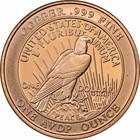 Lot Of 20 - 1 Oz Copper Round - Peace Dollar