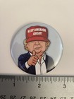 Trump Keep America Great Cartoon Political Pin Back Button P3