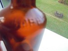 Antique Hoppes No 9 - Gun Oil Powder Solvent Bottle - Cork Type - Oldest Style 