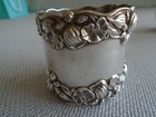 Gorham Sterling Silver  large Napkin Ring 1 3 4   Lily Pond  b209   Mono  ralph 