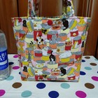 Handmade Relaxing Cat Lunch Bag Tote Bag For Walks Convenience Stores Gym