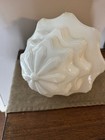 Vintage Original 1930s Skyscraper Milk Glass Art Deco Pendant Wedding Cake Shade