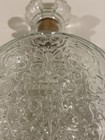 Vintage Schenley Whiskey Decanter 32oz Glass Bottle Embossed W  Ornate Design 