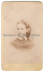 Antique Cdv Photo Identified Beautiful 12 Year Old Girl Dated 1871 New York