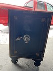 Herring-hall-marvin Safe Co  Vintage Safe With Internal Drawers Green And Gold 