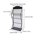 Floor-stand Brochure Display Holder Stand Magazine Newspaper Rack For Reception