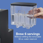 Flexbrew Single Serve Coffee Maker Iced   Hot 50oz Reservoir Black