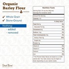 Organic Barley Flour   Unbleached  Unbromated  Non-o
