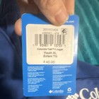 Columbia Trek Blue Fleece Sweatpants Youth Xl Drawstring Elastic Waist