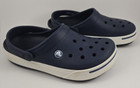 Crocs Crocband Slip-on Clogs Navy White Unisex Size Men s 5 Women s 7