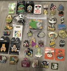 Disney Pin Lot Of 40 Random Collection Jumbo Le Vintage New Rare  Keychain Bonus
