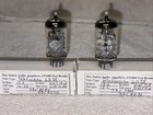 Matched Pair Telefunken 6dj8 Ecc88 Vacuum Tubes Amplitrex Matched Strong