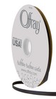 Offray 1 4  Wide Double Face Satin Ribbon  100 Yards  Black