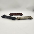 Lionel O Gauge Flatcar Lot 3pc 26338 336155 B o 9335 Black Tan Brown Train Cars