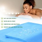 Disposable Bed Sheets 200 Pcs 31 X 71 Massage Table Non Woven Blue Fabric Cover
