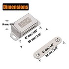 Jqk Magnetic Cabinet Door Catch  Stainless Steel Closet Catches With Strong