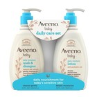 Aveeno Baby Daily Moisturizing Body Lotion   2-in-1 Baby Bath Wash  shampoo-2 Ct