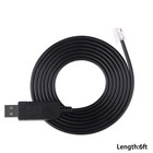 Usb Serial Cable For Apc Pdu  Rj11 Rj12 6p6c Rs232 Ft232r 6ft 