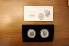 2023 Morgan And Peace Silver Dollar - Two Coin - Reverse Proof Set