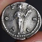 Emperor Marcus Aurelius Denarius Ancient Roman Empire Silver Coin 169ad Salus