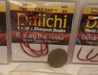 12-pack Lot Daiichi Bass Red Hooks 5 0 Fat Gap Bleeding D46z