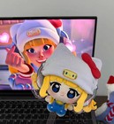 10cm White Hat Juno Plush Overwatch Character Doll Cute Bag Keychain