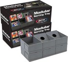 Modular Card Sorting Trays  6 Customizable Interlocking Cells  2 Pack   Inter   