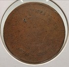 1874 H Straits Settlements 1 Cent Victoria Copper Coin