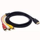 Hdmi To Rca Av Adapter Converter Cable Cvbs 3rca 1080p Composite Video Audio Lot