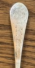 American Coin Silver Brite Cut Teaspoon Miles Gorham New Haven 1756-1847 Mono 