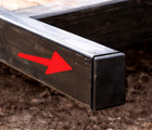 1  X 3  Rectangular Tubing Plug Ldpe Snap-in End Caps Insert Steel Tube Insert
