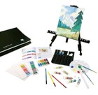 Artist s Loft 101 Piece Deluxe Studio Art Set W easel   Messenger Bag Nib