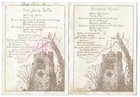 Wirths Christmas New Year Victorian Greeting Cards 1880 s Snow Forest Poems Deer
