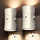Night Light  Led Night Lights Plug Into Wall   2 Pack  Warm White 3000k  0-10   