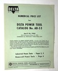Lot Of 4 Vintage Delta Milwaukee Tool Catalogs   Book Of Stories 1934-1953