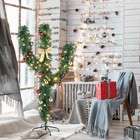 5ft Pre-lit Cactus Artificial Christmas Tree W led Lights Decorative Accessories