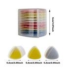 10pcs Tailors Chalk Triangle Fabric Markers Sewing Diy Tools With Storage Box