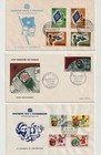 Africa Lot Of Six Fdc  1958  1959  1960  1963  1968 