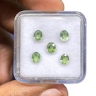 5 Pcs Natural Green Sapphire 4 5x3 5mm Oval Cut Loose Gemstone Lot Sri Lanka