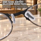 2 Pairs Silicone Nose Pads For Smith Optics Eyeglasses Sunglasses Push-in 14mm